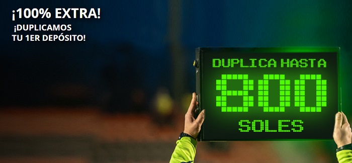 Depósito Bono Bono de Bienvenida en Deportes