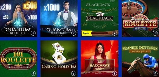 William Hill Juegos de Casino William Hill Casino en Vivo