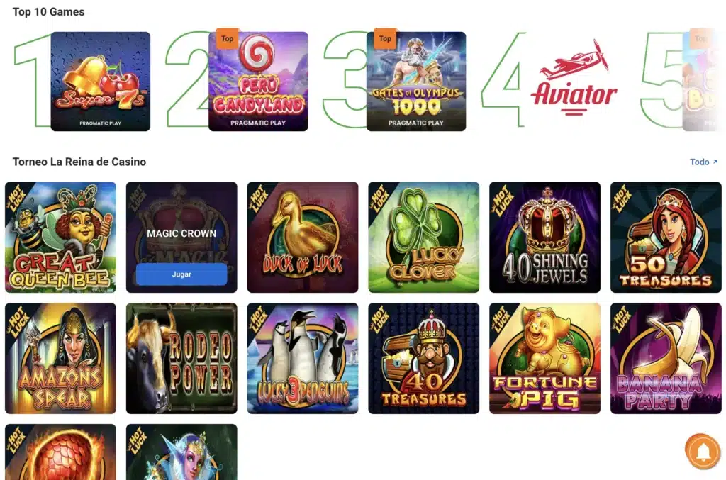 Juegos de casino Te Apuesto