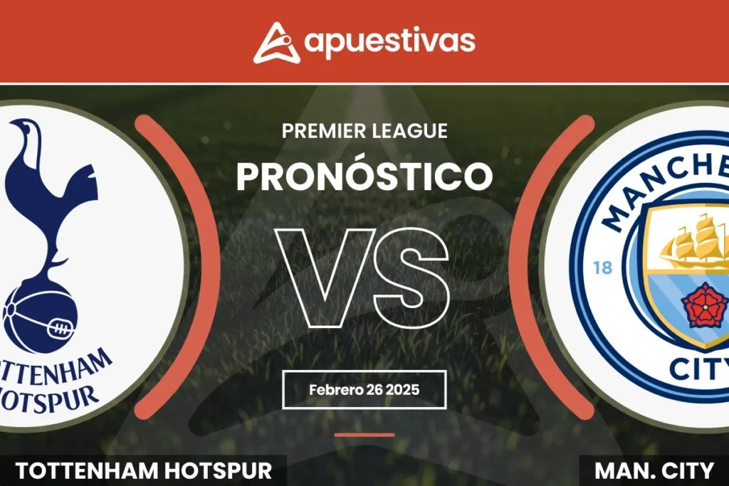 Pronósticos Tottenham Hotspur vs Manchester City