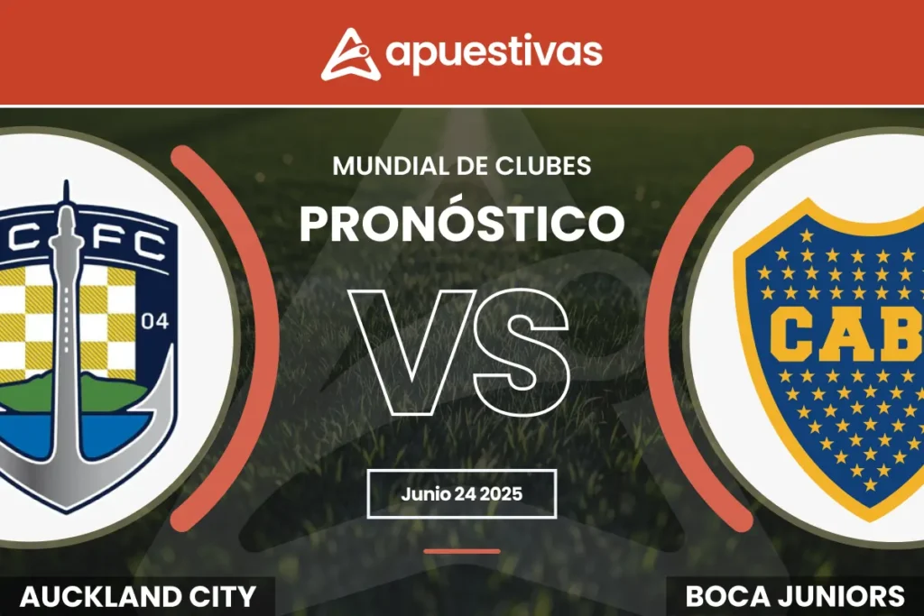 Pronósticos Auckland City FC vs Boca Juniors