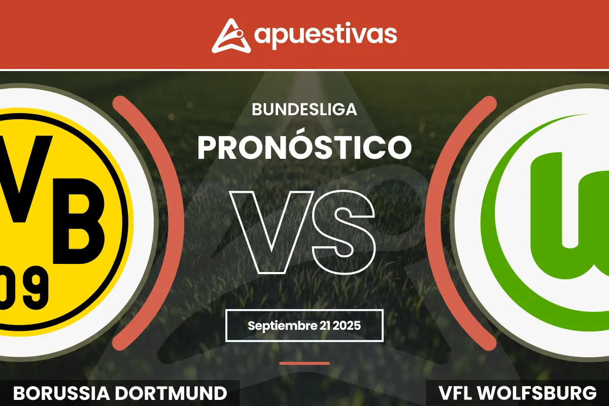 Pronósticos Borussia Dortmund vs Wolfsburgo | Bundesliga