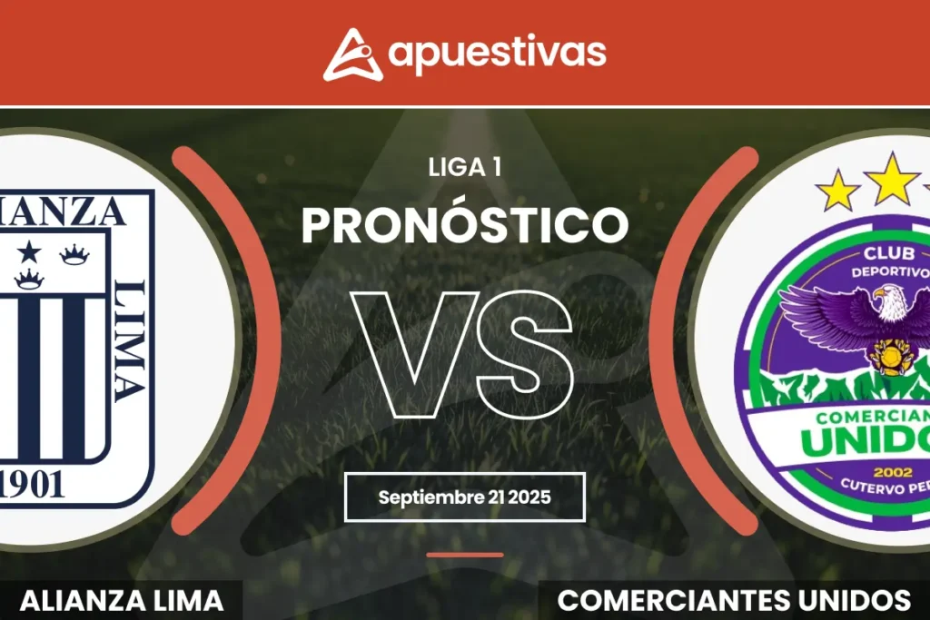 Pronósticos Alianza Lima vs Comerciantes Unidos