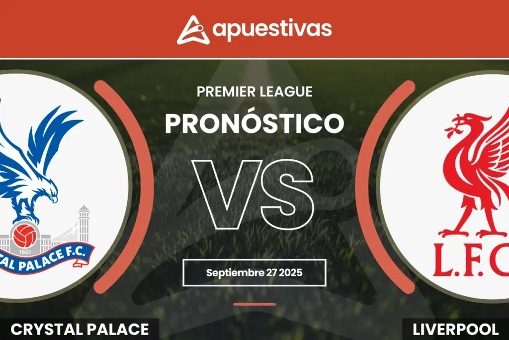 Pronósticos Crystal Palace vs Liverpool