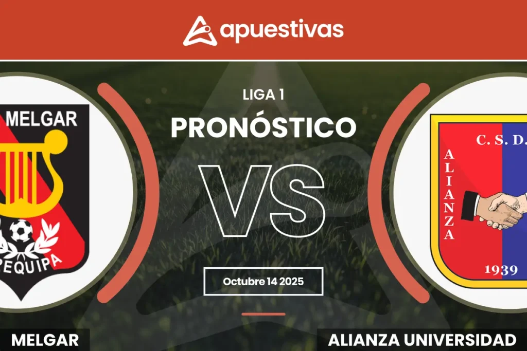 Pronósticos Melgar vs Alianza Universidad