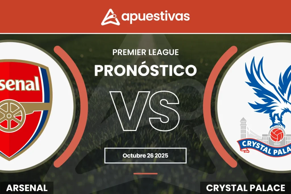 Pronósticos Arsenal vs Crystal Palace