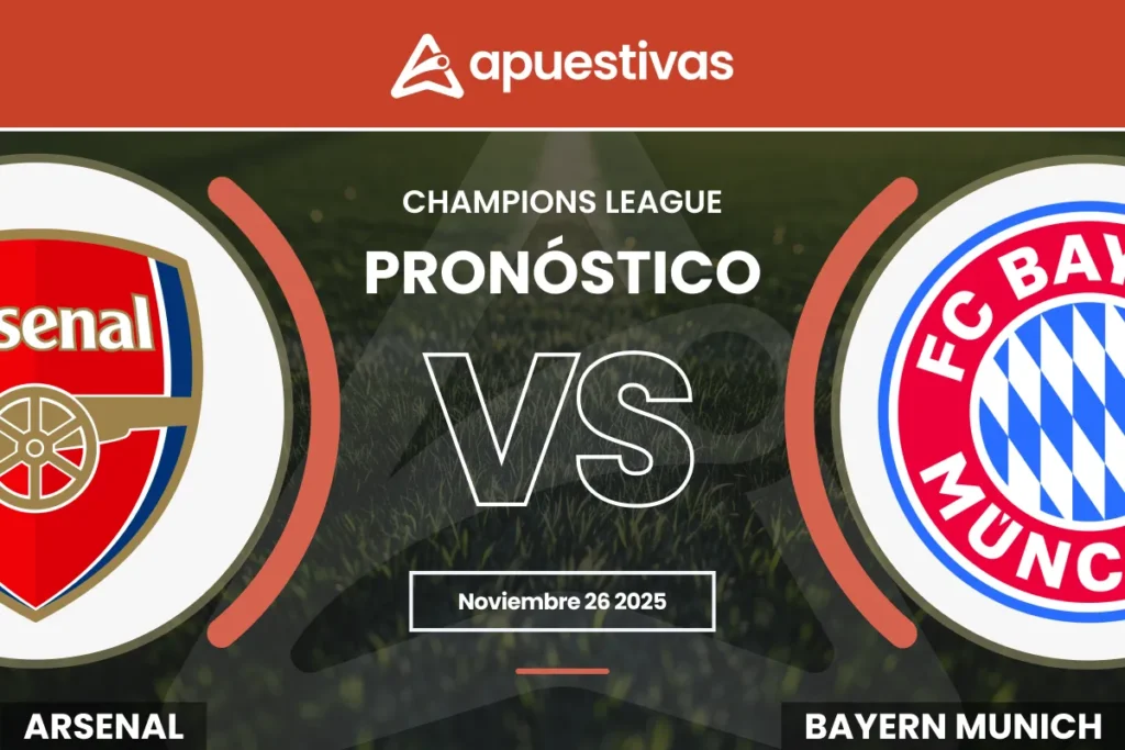 Pronósticos Arsenal vs Bayern Múnich