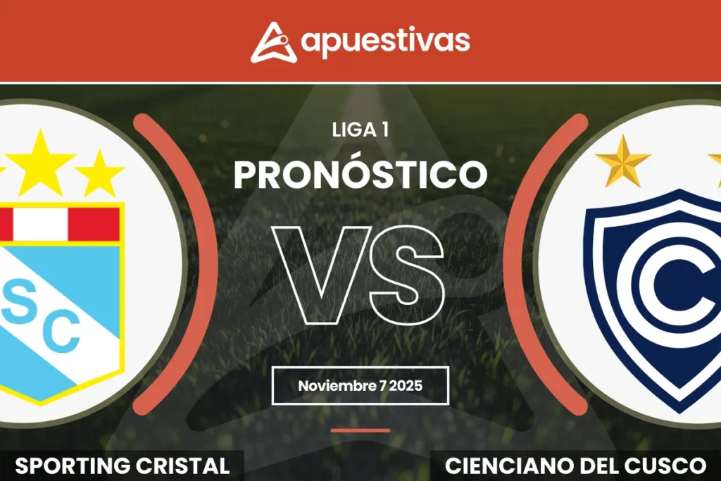 Pronósticos Sporting Cristal vs Cienciano