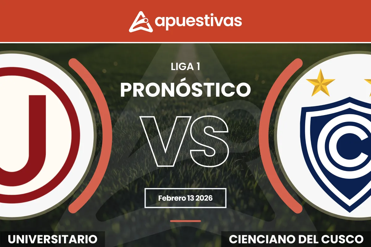 Pronósticos Universitario vs Cienciano | Liga 1
