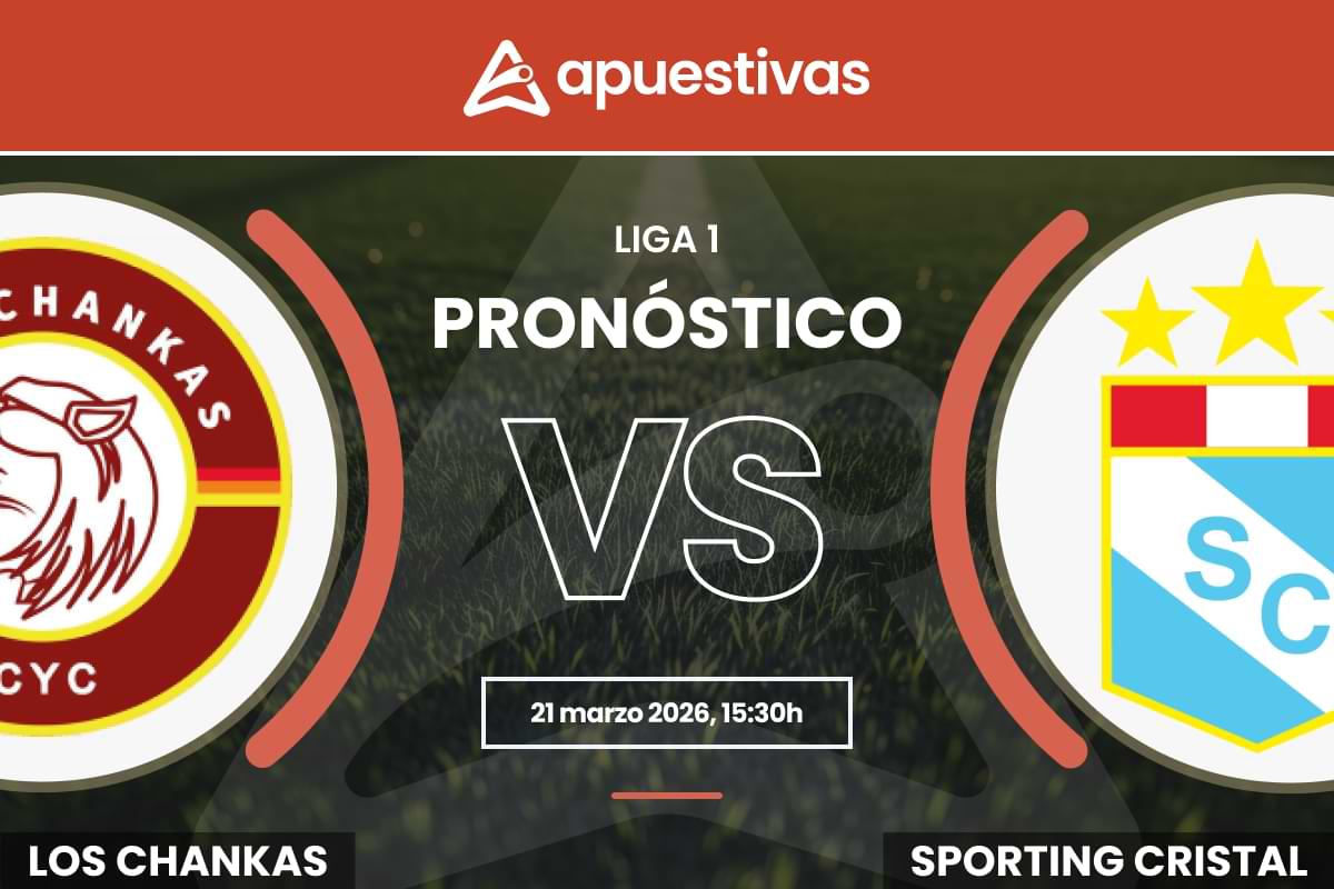 Pronósticos Los Chankas vs. Sporting Cristal | Liga 1