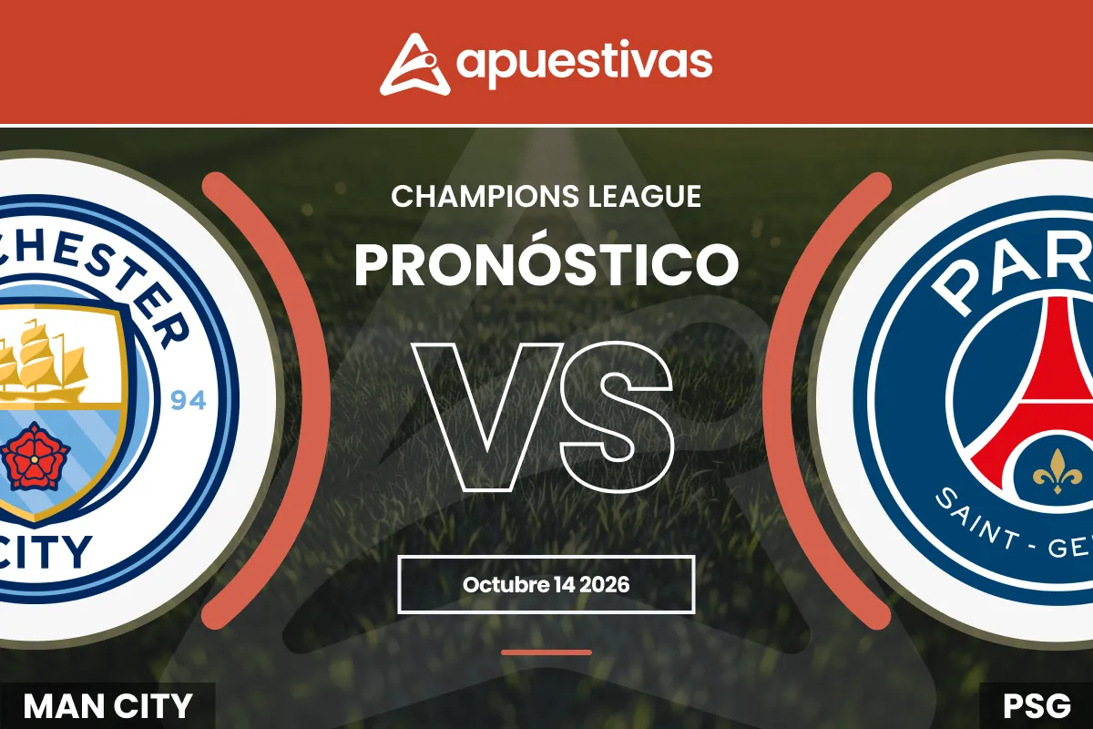 Pronósticos Manchester City vs PSG | Champions League