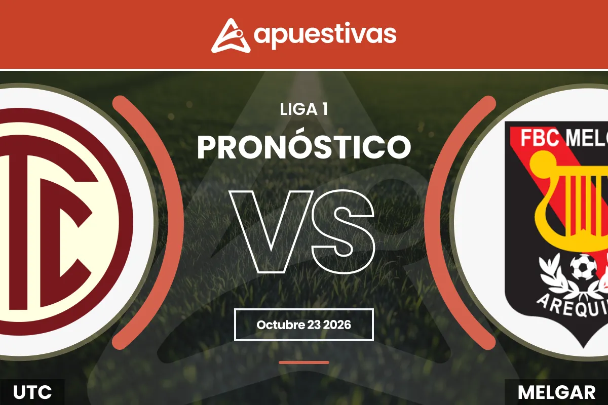 Pronósticos UTC vs Melgar | Liga 1